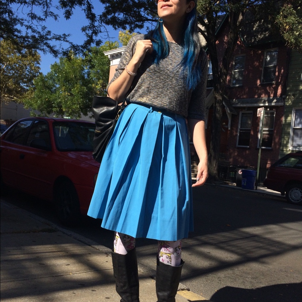 ⛔️SOLD⛔️🦋 Blue Vintage skirt